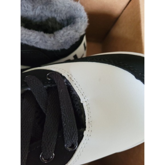 Men's High Top Fashion Sneakers Outdoor Casual Sport Training Leather Shoes-8 - Picture 7 of 8